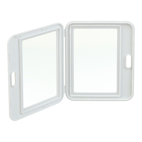 Бейдж Buromax горизонтальний, 101 х 80 мм, PP+PVC, білий (BM.5415-12)