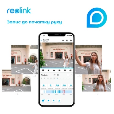 Панель виклику Reolink Video Doorbell WiFi (D340W)