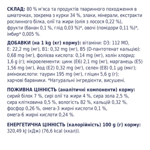 Вологий корм для собак Club 4 Paws з куркою в желе 100 г (4820083908880)