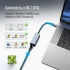 Адаптер USB-C + USB A to RJ45 Ethernet 1000Mbps ColorWay (CW-AD-CRG)