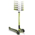 Самокат Globber MASTER LIGHTS Зелений Колеса з підсвіткою (662-116-2)