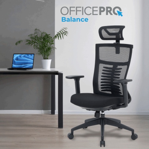 Офісне крісло OfficePro Balance OC550-B-B-B (OC550-B-B-B)
