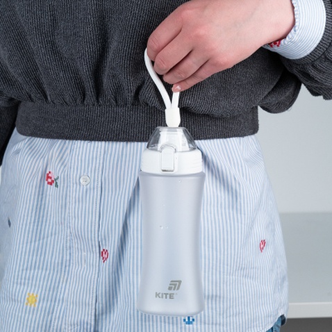 Поїльник-непроливайка Kite 500 мл, біла (K25-1215-1)