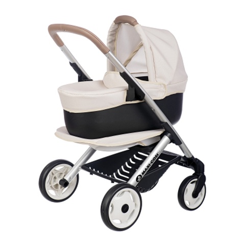 Коляска для ляльок Smoby Maxi-Cosi 3 в 1. Айворі зі знімною люлькою, 55 x 39 x 64 см, 3+ (7600253122)