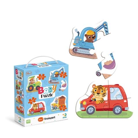 Пазл DoDo 4 в 1 Baby puzzle. Транспорт (300685)