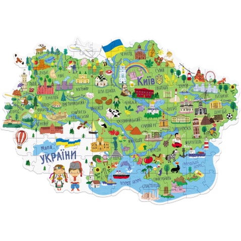Пазл DoDo Мапа України (300267)