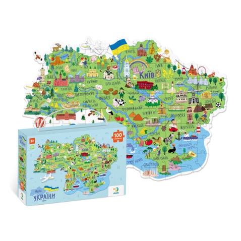 Пазл DoDo Мапа України (300267)
