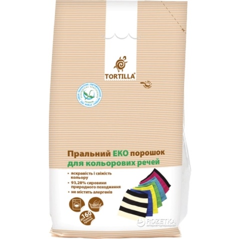 Пральний порошок Tortilla Еко Для кольорових речей 8 кг (4820178060172)