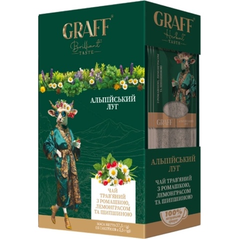 Чай Graff Альпійський луг Alpine Meadow 15х2.5 г (4820279612119)