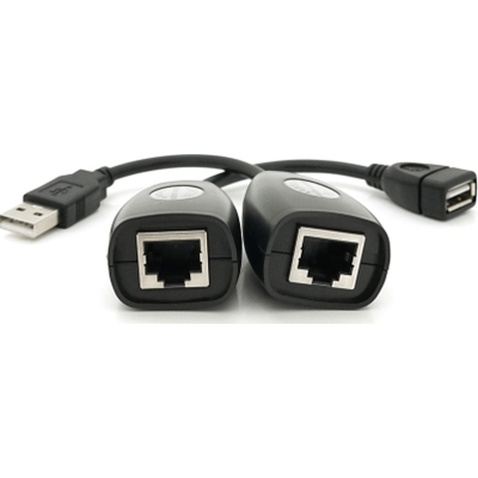 Адаптер Voltronic USB extender 50 m RJ-45 to USB AF (YT-EC USB-RJ-45/M+RJ-45)