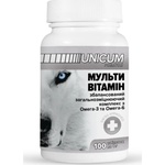 Вітаміни для собак Unicum PREMIUM мультивітамін 100 табл. (4820150201869)