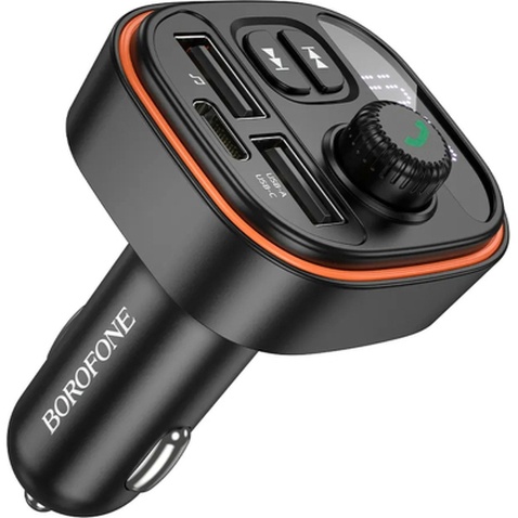 FM модулятор BOROFONE BC59, Black, Box