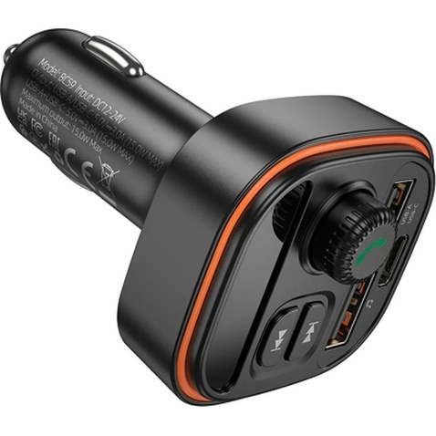 FM модулятор BOROFONE BC59, Black, Box