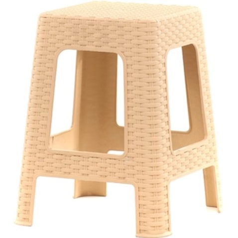 Табурет Tuppex середній 7009 (34х26х26см) бежевий (ТР7009/бежевий)