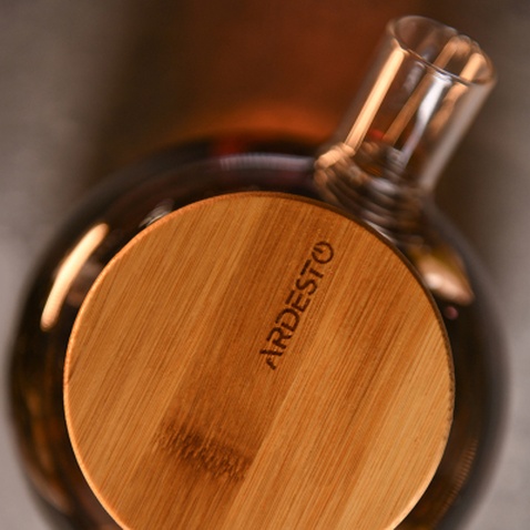 Заварник Ardesto Gemini боросилікатне скло бамбук прозорий 1000мл (AR3010GBM)