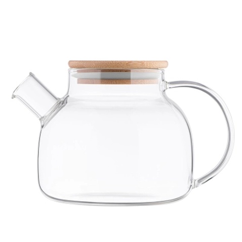 Заварник Ardesto Gemini боросилікатне скло бамбук прозорий 1000мл (AR3010GBM)