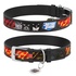 Нашийник для тварин WAUDOG Design з QR паспортом "Ліга справедливості" Ш 12 мм Д 18-24 см чорний (0012-1010-01)