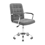 Офісне крісло Richman Брукс Хром Піастра Темно-сіре (ADD0002751)