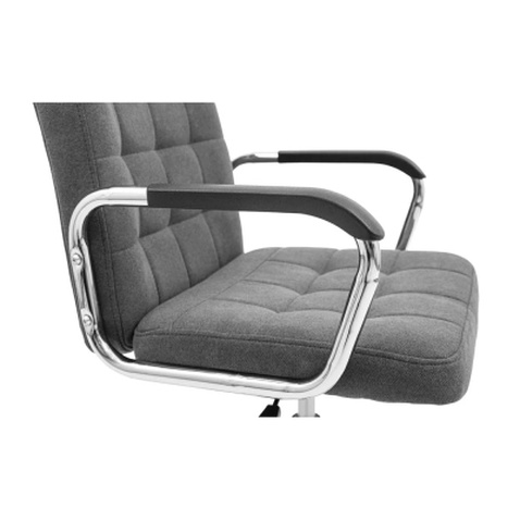 Офісне крісло Richman Брукс Хром Піастра Темно-сіре (ADD0002751)