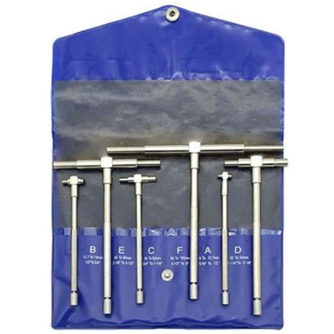 Нутромір Protester телескопічний 8-150мм, 6 штук, сумка (TGSB8150)