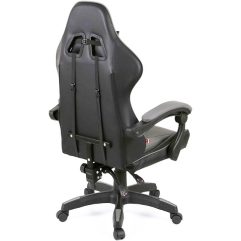 Крісло ігрове Аклас Бешкет ANF підліткове Чорний (PU-чорний/сірий) (00160338)