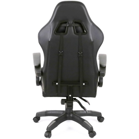 Крісло ігрове Аклас Бешкет ANF підліткове Чорний (PU-чорний/сірий) (00160338)