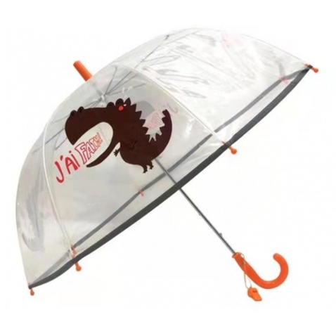 Парасоля Economix Hundry Dino тростина автомат, , прозорий (E98451)