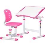 Парта зі стільцем Evo-kids Pink (Evo-07 Ergo PN)