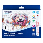 Фломастери Kite Creative Superwashable Jumbo 12 кольорів (K-1155)