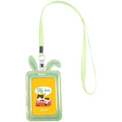 Бейдж Kite Bunny, з голографічним ефектом, зелений (K22-449-03)