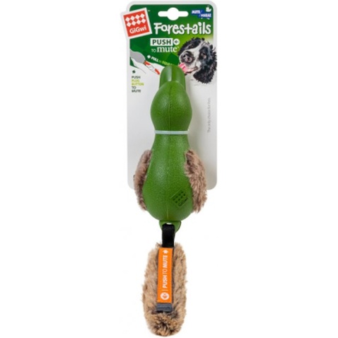 Іграшка для собак GiGwi Push to mute Качка з відключаємою пищалкою 30 см (2331)