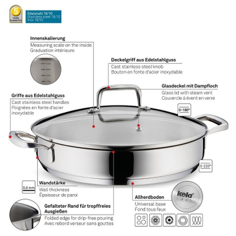 Сотейник Kela Flavoria 28 см (10186)