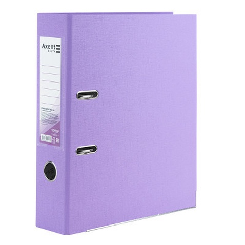 Папка - реєстратор Axent Pastelini А4+ одностороння 7.5 cм Бузкова (D1714-36C)