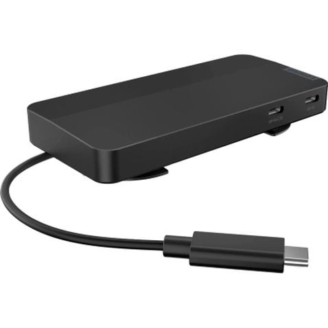 Порт-реплікатор Lenovo USB-C Dual Display Travel Dock (w/ adapter) (40B90100EU)