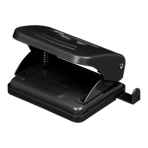 Діркопробивач Buromax пластиковий, до 20 аркушів, 120 х 82 х 53 мм, чорний (BM.4017-01)
