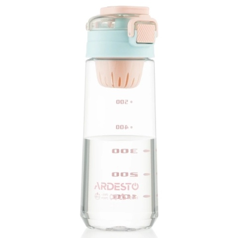 Пляшка для води Ardesto Duo 720мл блакитний, рожевий (AR2272DB)
