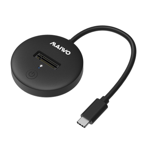 Док-станція для накопичувачів Maiwo M.2 NVMe/SATA SSD to USB3.2 Gen2 USB-C 10Gbps (K1698P2)