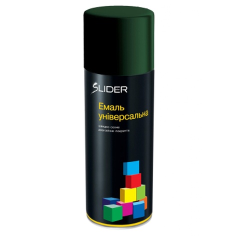 Аерозольна фарба для автомобіля SLIDER 6005 темно-зелена, 400мл (000005247)