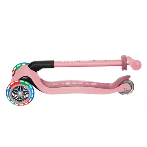 Самокат Globber Primo Foldable Lights колеса з підсвіткою до 50 кг 3+ Пастельно-рожевий (432-211-3)