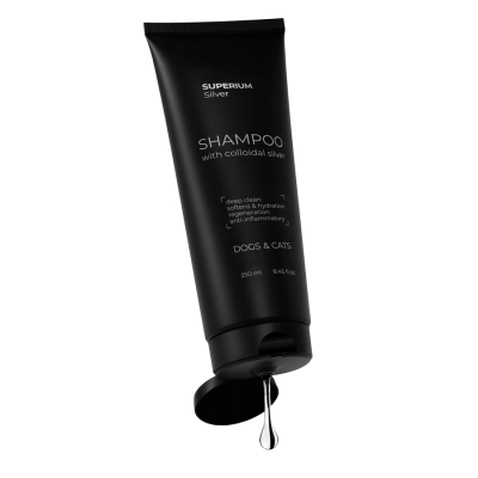 Шампунь для тварин Superium Сільвер універсальний з колоїдним сріблом для котів та собак 250 мл (9106)