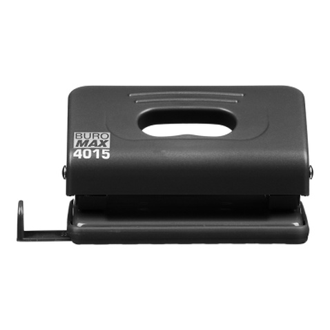 Діркопробивач Buromax пластиковий, до 10 аркушів, 120 х 58 х 59 мм, чорний (BM.4015-01)