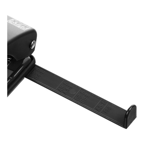 Діркопробивач Buromax пластиковий, до 10 аркушів, 120 х 58 х 59 мм, чорний (BM.4015-01)
