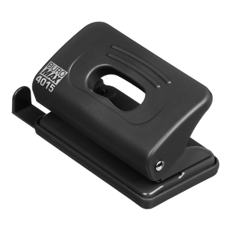 Діркопробивач Buromax пластиковий, до 10 аркушів, 120 х 58 х 59 мм, чорний (BM.4015-01)