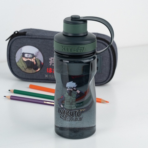 Поїльник-непроливайка Kite Naruto, 500 мл, сіра (NR25-397)