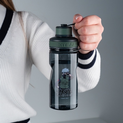 Поїльник-непроливайка Kite Naruto, 500 мл, сіра (NR25-397)