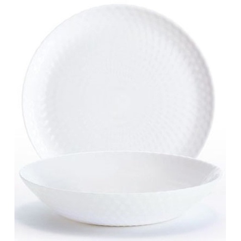Столовий сервіз Luminarc Pampille Білий 18 предметів (Q6153)