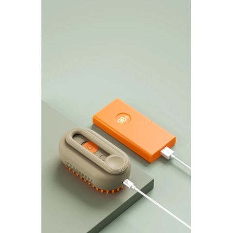 Гребінець для тварин Lapka масажний з розпилювачем (PCG-179)