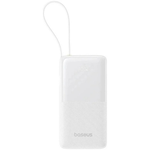 Батарея універсальна Baseus EnerFill FC51 Bipow2 Pro 20000mAh 22.5W build-in cable USB-C white (E0027700)