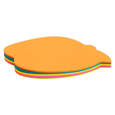 Папір для нотаток Axent з клейким шаром яблуко 70х70мм, 50 аркушів (2443-04-A)