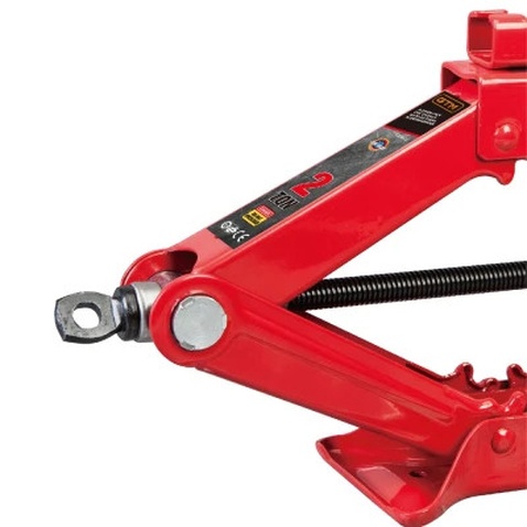 Домкрат GTM механічний ромбовидний 2т (120-395мм) (T10202-GS+H07)